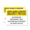Signmission Visitors Report To Front Office OSHA Security Notice Sign, Vinyl Decal, 14in W x 10in L, 2PK OS-2PACK-SN-D-1014-L-11676 - alternate 1